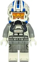 Minifigurka: SW1401:  Clone Trooper Pilot Captain Jag (Phase 2) - Light Bluish Gray Arms