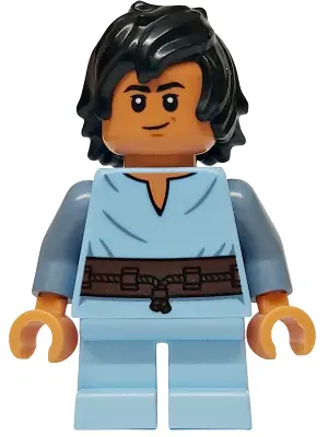 SW1407:  Boba Fett, Young - Bright Light Blue Shirt
