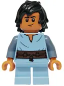 Minifigurka: SW1407:  Boba Fett, Young - Bright Light Blue Shirt