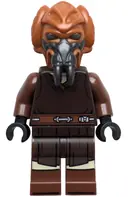 Minifigurka: SW1414:  Plo Koon - Dark Brown Robe, Tan Shirt, Printed Legs