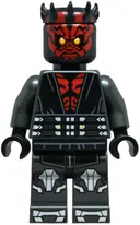 Minifigurka: SW1415:  Darth Maul - Printed Legs with Silver Armor, Eyes without Black Pupils