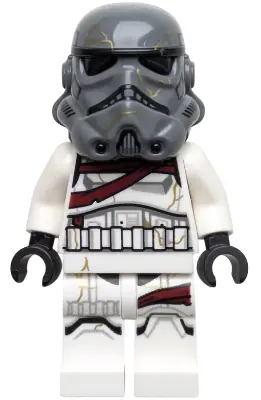 SW1417:  Night Trooper - Dark Bluish Gray Helmet