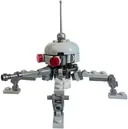 Minifigurka: SW1421:  Dwarf Spider Droid - Light Bluish Gray Dome, Lightsaber Hilt