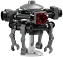 Minifigurka: SW1449:  Imperial Probe Droid - Black and Dark Bluish Gray Body, Trans-Clear Dish Stand