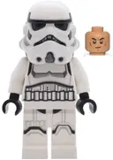 Minifigurka: SW1455:  Imperial Stormtrooper - Male, Dual Molded Helmet with Light Bluish Gray Panels on Back, Shoulder Belts, Medium Nougat Head