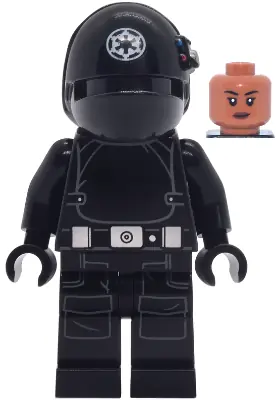 SW1472:  Imperial Gunner - Helmet with White Imperial Logo, Sienna Head