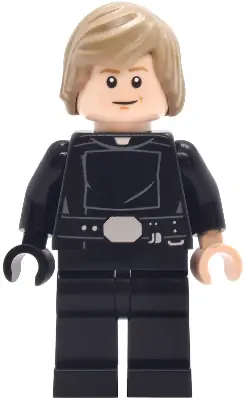 SW1476:  Luke Skywalker - Jedi, Hair with Side Part, Smile with Crease / Frown