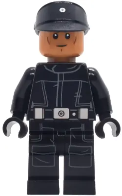 SW1480:  Imperial Shuttle Pilot - Medium Nougat Head, Imperial Officer Cap
