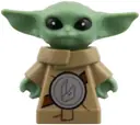 Minifigurka: SW1522:  Din Grogu / The Child / 'Baby Yoda' - Long Robe, Beskar Rondel with Mudhorn Signet
