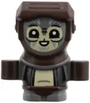 Minifigurka: SW1524:  Anzellan - Dark Brown Hood (6581505)