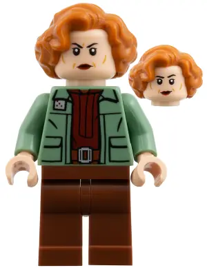 SW1526:  Colonel Ward - Sand Green Jacket, Reddish Brown Legs