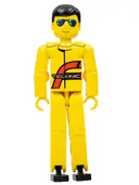 Minifigurka: TECH032:  Technic Figure Yellow Legs, Yellow Top (Power Puller Driver) (4142664)