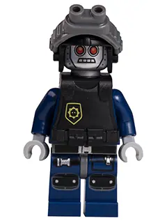 TLM055:  Robo SWAT - Aviator Cap with Goggles, Body Armor Vest