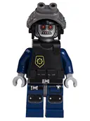 Minifigurka: TLM055:  Robo SWAT - Aviator Cap with Goggles, Body Armor Vest
