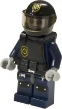 Minifigurka: TLM060:  Robo SWAT - Helmet, Body Armor Vest