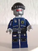 Minifigurka: TLM079:  Robo SWAT - Knit Cap, Neck Bracket