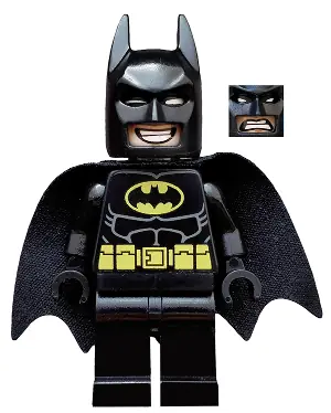 TLM090:  Batman - Dual Sided Head Grin and Angry Face (Type 2 Cowl)