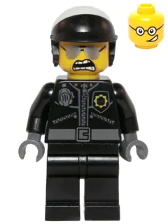 TLM098:  Bad Cop - Head with Crooked Smile