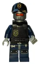 Minifigurka: TLM100:  Robo SWAT - Cap, Body Armor Vest