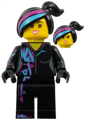 TLM103:  Lucy Wyldstyle with Magenta Lined Hoodie