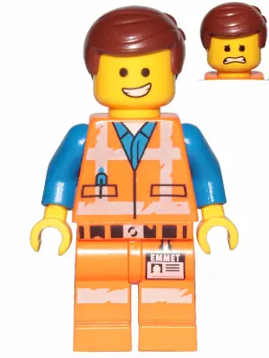 TLM125:  Emmet - Smile / Scared, Worn Uniform
