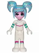 Minifigurka: TLM143:  Sweet Mayhem - Crooked Smile, Raised Eyebrow, Hair