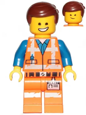 TLM202:  Emmet - Smile / Cheerful, Worn Uniform