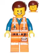 Minifigurka: TLM202:  Emmet - Smile / Cheerful, Worn Uniform