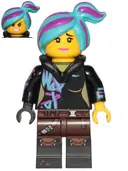 Minifigurka: TLM207:  Lucy Wyldstyle with Hood Folded Down, Raised Eyebrows / Furious