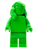Minifigurka: TLS105:  Everyone is Awesome Bright Green (Monochrome)