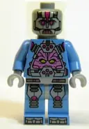 Minifigurka: TNT022:  The Kraang - Medium Blue Exo-Suit Body