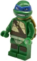 Minifigurka: TNT024:  Leonardo, Gritted Teeth, Smudges
