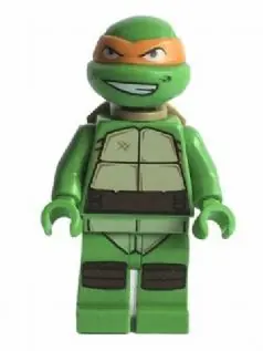 TNT038:  Michelangelo, Gritted Teeth, Smudges