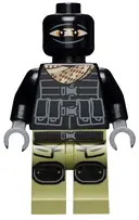 Minifigurka: TNT043:  Foot Soldier - Tactical Gear, Balaclava (Movie Version)