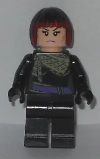 TNT047:  Karai - Scarf and Dark Red Hair Highlights (Movie Version)