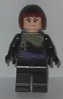 Minifigurka: TNT047:  Karai - Scarf and Dark Red Hair Highlights (Movie Version)