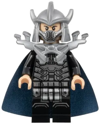 TNT052:  Shredder - Dark Blue Cape and Detailed Helmet (Movie Version)