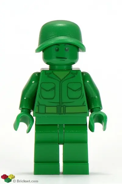 TOY001:  Green Army Man - Plain