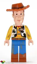 Minifigurka: TOY013:  Woody - Long Legs, Dirt Stains
