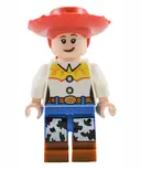 Minifigurka: TOY023:  Jessie - Normal Legs, Minifigure Head and Bow, Molded Dark Orange Boots