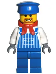 TRN131:  Engineer Max with Dark Bluish Gray Hands
