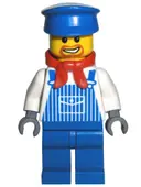 Minifigurka: TRN131:  Engineer Max with Dark Bluish Gray Hands