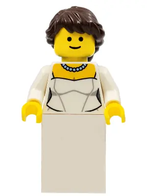 TWN157:  Bride, Wedding Dress with Necklace