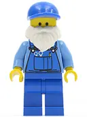 Minifigurka: TWN160:  Janitor, White Beard