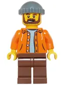 Minifigurka: TWN202:  Truck Driver / Ride Operator