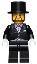 Minifigurka: TWN256:  Groom, Lavender Bow