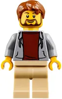 Minifigurka: TWN307:  Camper, Hooded Sweatshirt