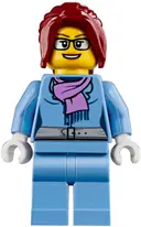 Minifigurka: TWN317:  Winter Vacationer, Female