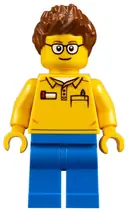 Minifigurka: TWN318:  Coaster Operator, Male