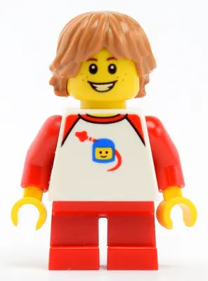 TWN339:  Boy with White Classic Space Shirt